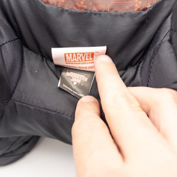 Marvel Iron Man Monster Jam Plush Truck Pillow Rare HTF 2001 - Picture 10 of 11